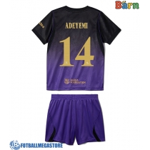 Fotballdrakt Barn Barcelona Karim Adeyemi #14 Bortedraktsett 2026-27 Kortermet (+ Korte bukser)